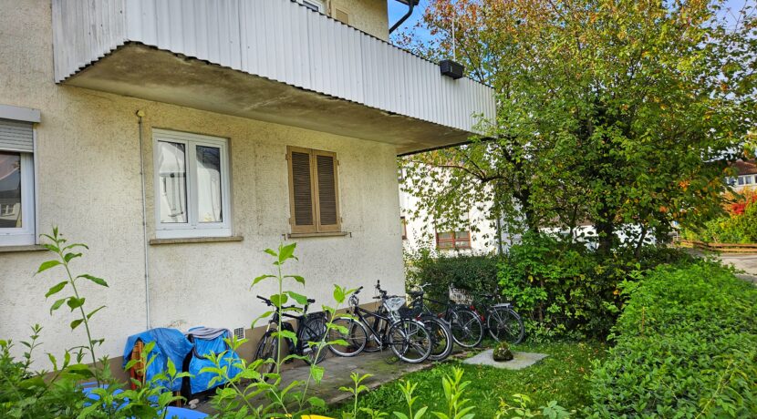 rechte Seite vorm Haus