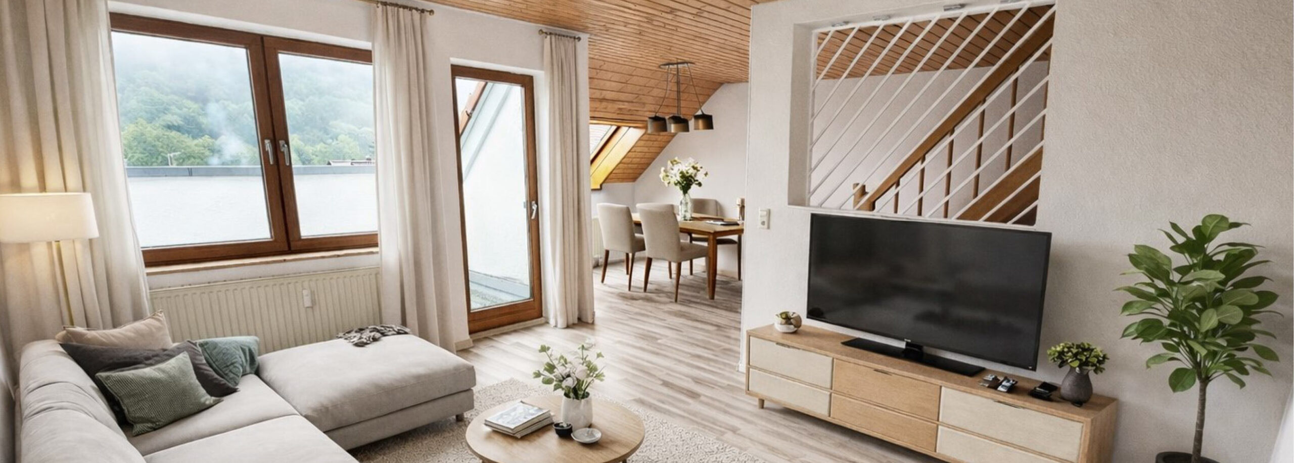 4,5-Zimmer-Dachgeschoss-Maisonettewohnung – Gießsteinstr. 24/2, Lichtenstein-Unterhausen