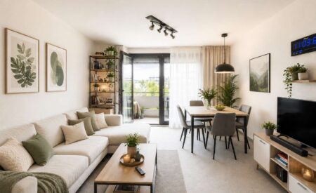 Detailansicht Zimmer bspl. KI- Möblierung der Immobilie Schöne 2-Zimmer Wohnung im 6. Obergeschoss