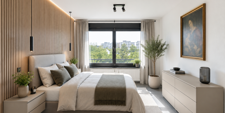 Schlafzimmer bspl. Möblierung