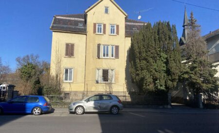 Detailansicht Hausansicht der Immobilie Zimmer in einer 4er-WG in einem Studentenwohnheim in Reutlingen