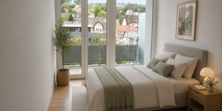 Schlafzimmer bspl. Möblierung