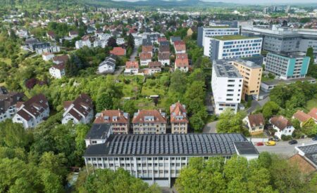 Detailansicht Außenansicht der Immobilie Büro-Einheit an der Echaz