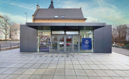 Detailansicht Feuerwache 4 der Immobilie Glas- Pavillon- Büro/Praxis- Laden in Frequenzlage