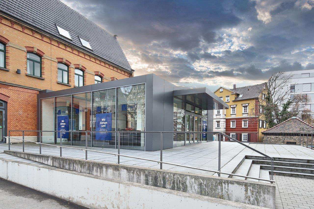 Detailansicht Feuerwache 5 der Immobilie Glas- Pavillon- Büro/Praxis- Laden in Frequenzlage