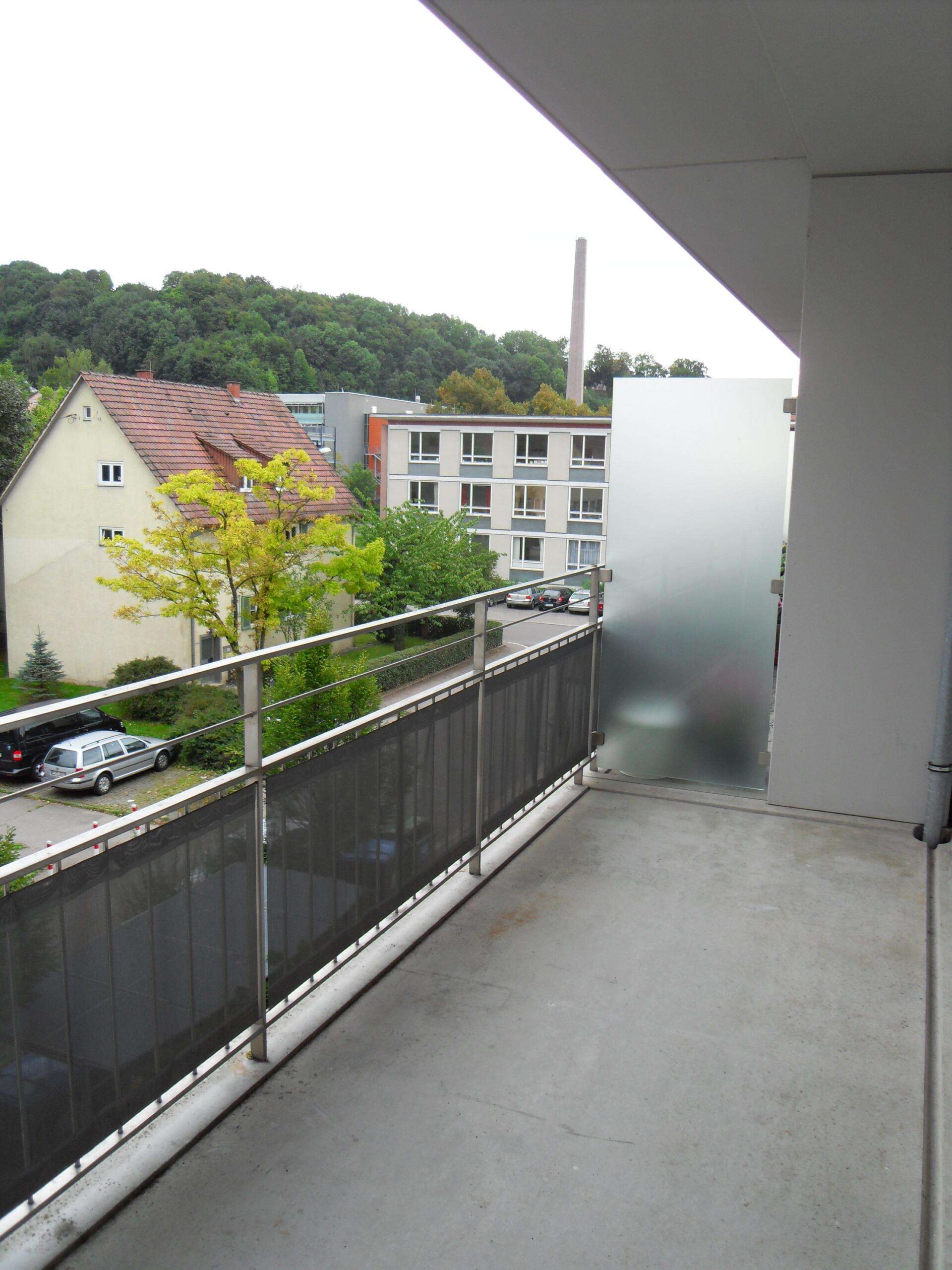 Detailansicht W1-0033-Balkon02 der Immobilie Schöne 1,5-Zimmer-Wohnung in Tübingen