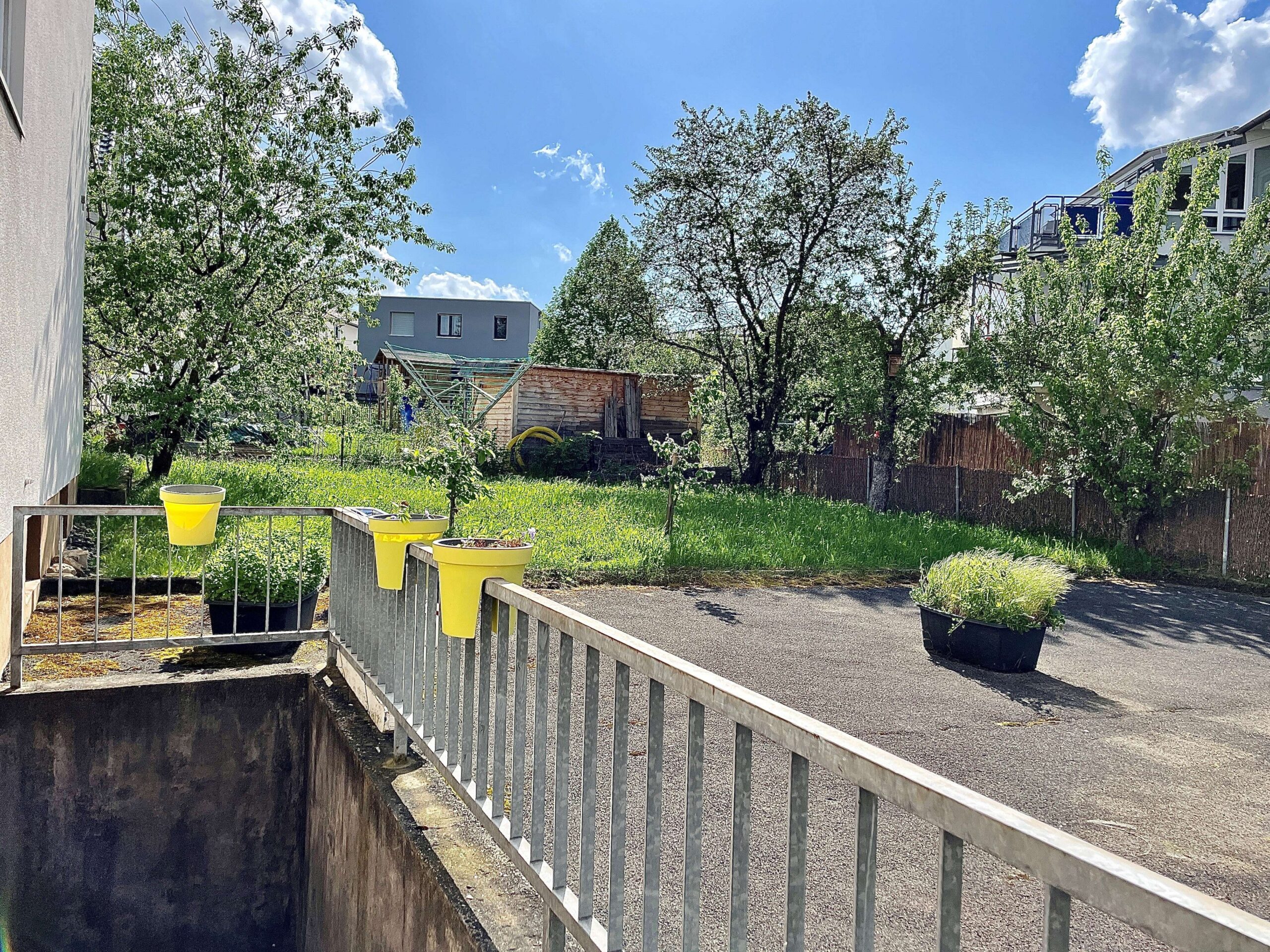 Detailansicht Garten der Immobilie 4,5-Zimmer-Wohnung mit schöner Aussicht