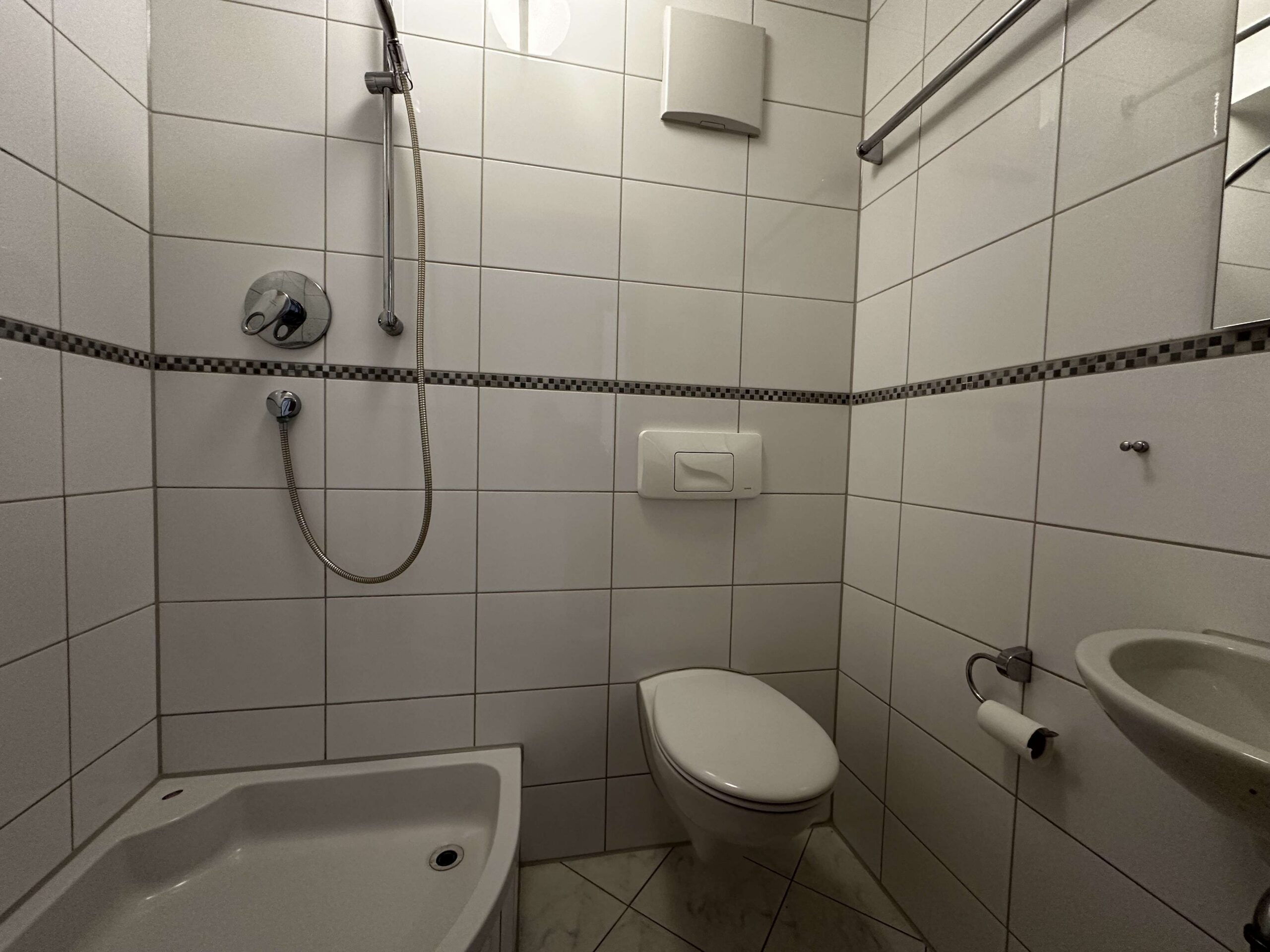 Detailansicht Duschbad der Immobilie Zentrumsnahe 3-Zimmer-Wohnung in Reutlingen