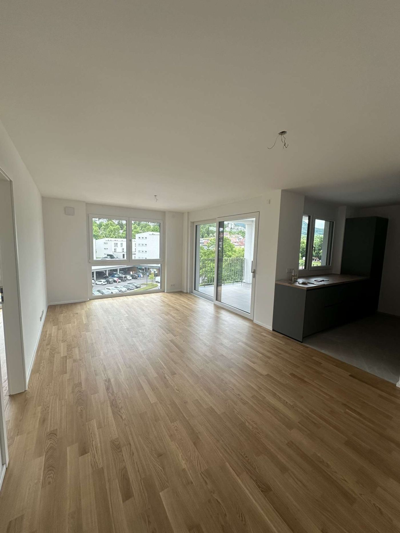 Detailansicht Wohnzimmer der Immobilie *Neubau* 4-Zi.-Wohnung im 5. Obergeschoss